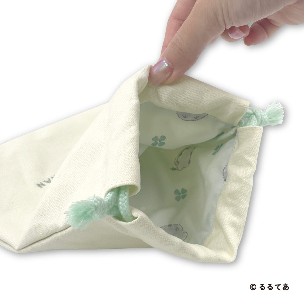 コウペンちゃん 巾着 ふんわりパステル