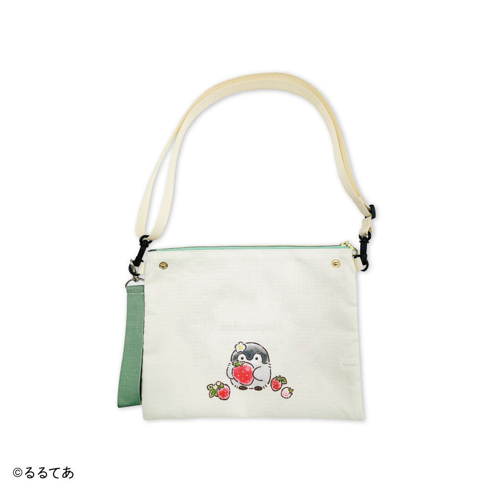 コウペンちゃん スーベニアバッグ しあわせいちごさん