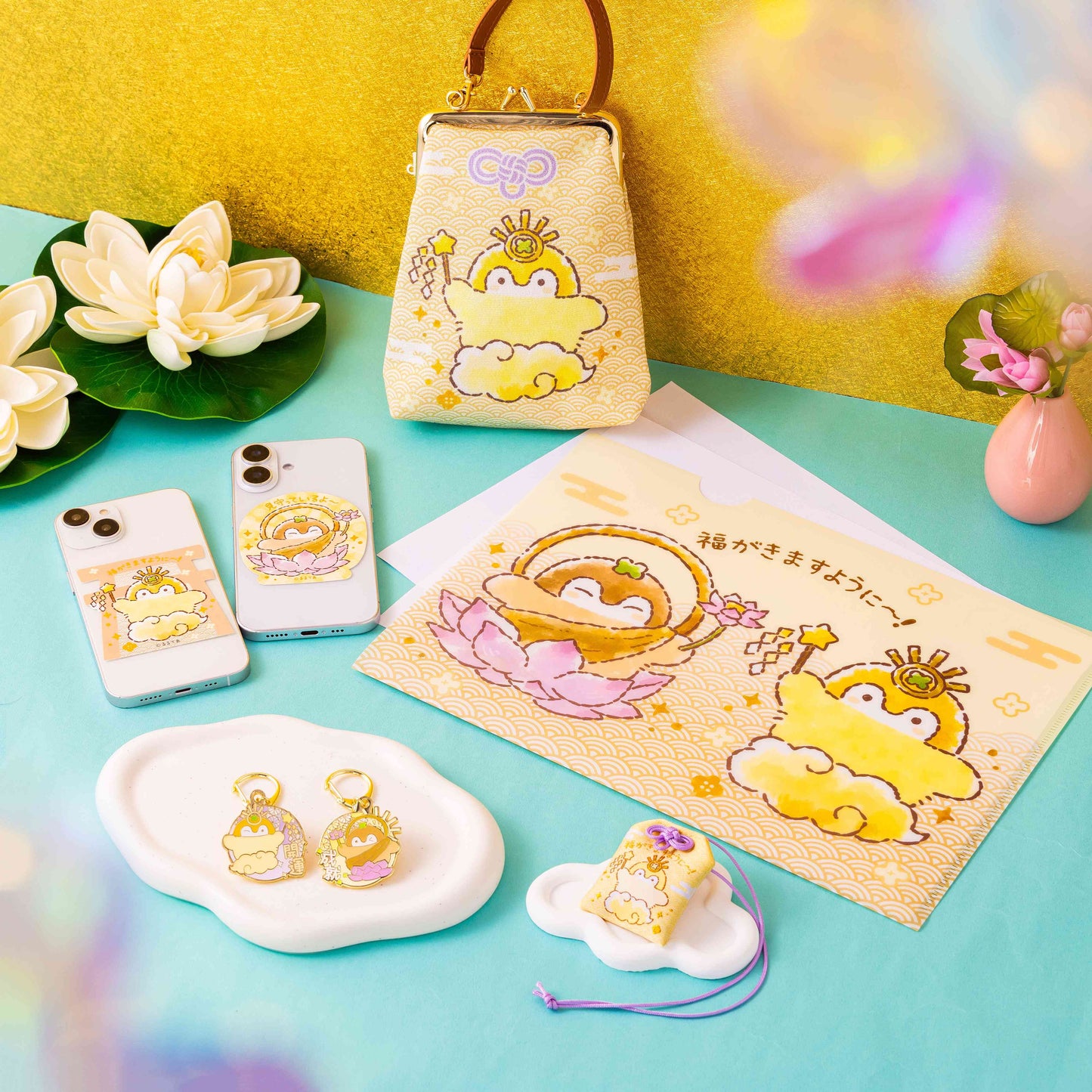 コウペンちゃん 神様な幸運メタルキーホルダー(開運)