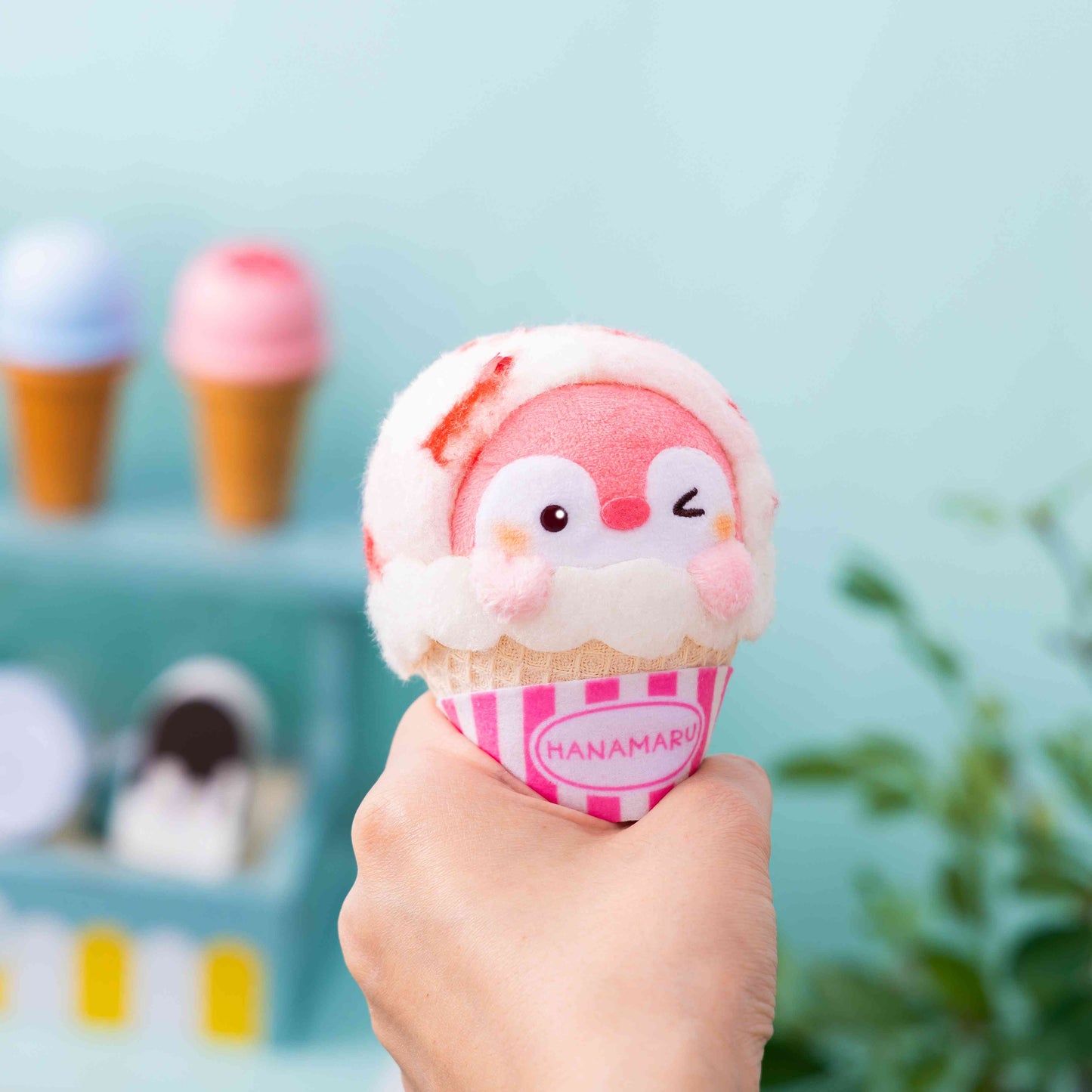 コウペンちゃん コーンアイスマスコット(ラムネ入りクリームソーダ)