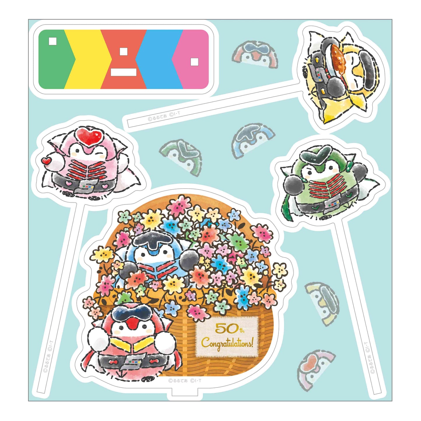 ゴレンジャー×コウペンちゃん 2WAYピックリルスタンド