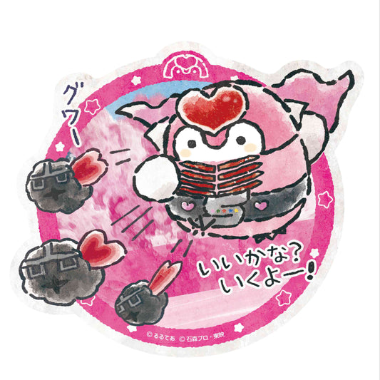 ゴレンジャー×コウペンちゃん トラベルステッカー④モモレンジャー