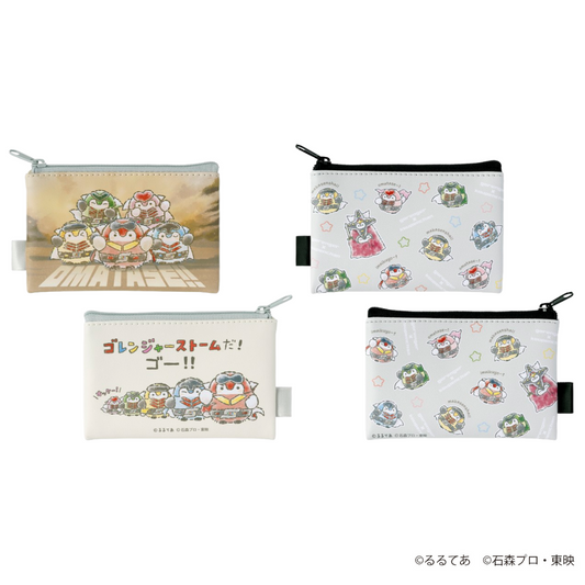 ゴレンジャー×コウペンちゃん 2個セットスクエアポーチ(おまたせ!)