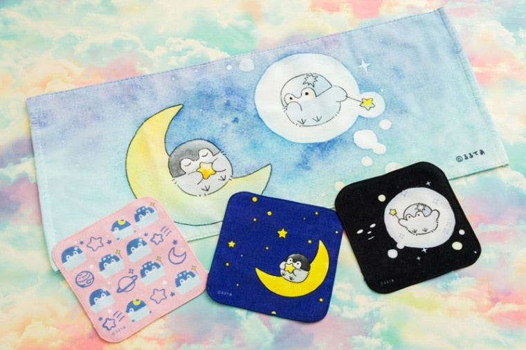 コウペンちゃん 花丸まんてん星 ハンドタオル（流星コウペンちゃんと宇宙）