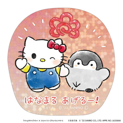 コウペンちゃん×サンリオキャラクターズ きらきらステッカー（ハローキティ）