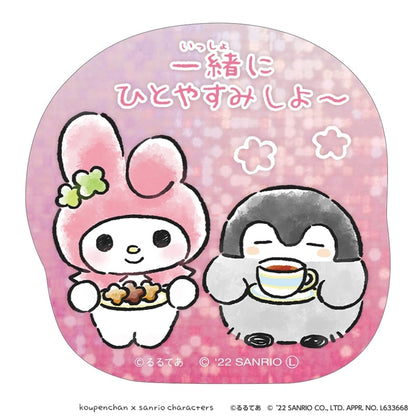 コウペンちゃん×サンリオキャラクターズ きらきらステッカー（マイメロディ）