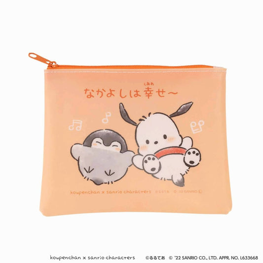 Koupen-chan× Sanrio Characters PVC Pouch (Pochacco)