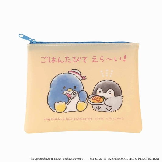Koupen-chan× Sanrio Characters PVC Pouch (Tuxedo Sam)