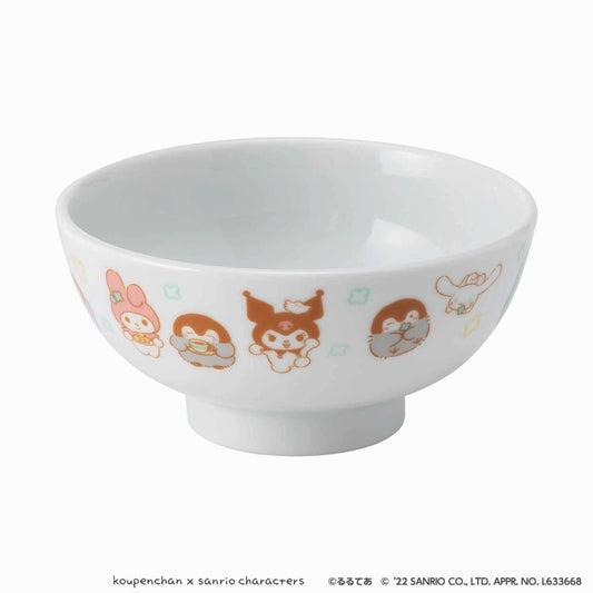 Koupen-chan×Sanrio Characters Tea Bowl
