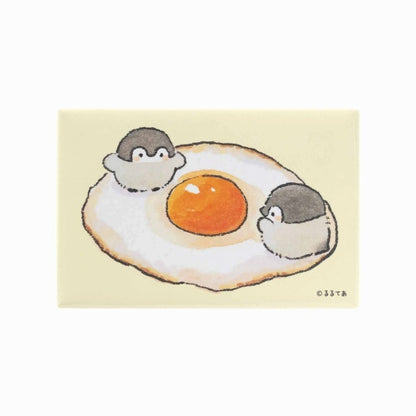 コウペンちゃん 原画のスクエアマグネット（目玉焼き）