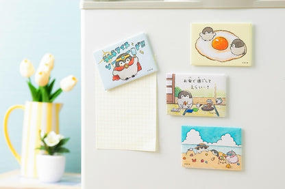 コウペンちゃん 原画のスクエアマグネット（お家で過ごしてえらい…！）