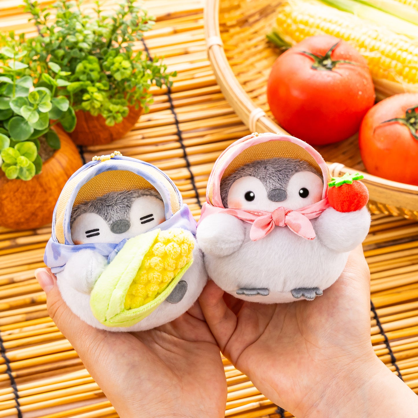코우펜짱 수확하고 아라~이! 손바닥마스코트(옥수수)