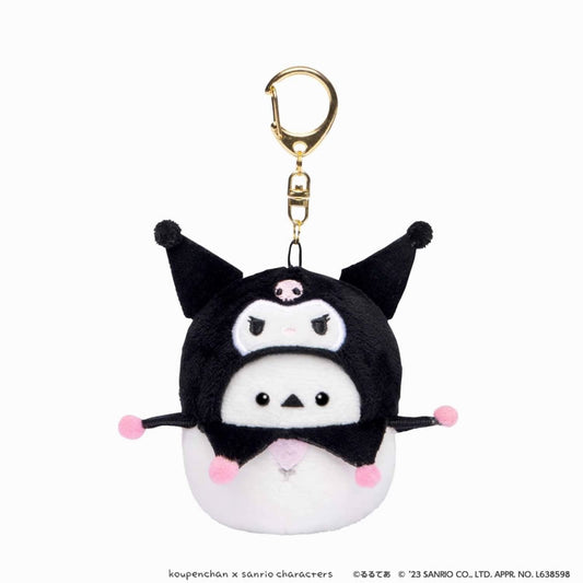 Koupen-chan×Sanrio Characters Pui Pui WrappingMascot(Yokoshima Enaga-san× Kuromi)