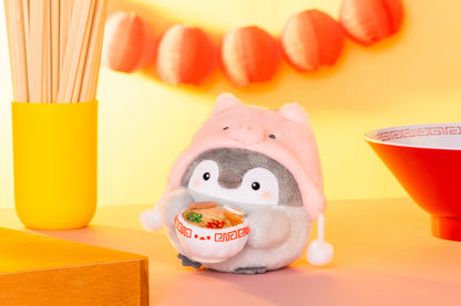 コウペンちゃん とんこつラーメンたびる？ぶたさん帽子マスコット