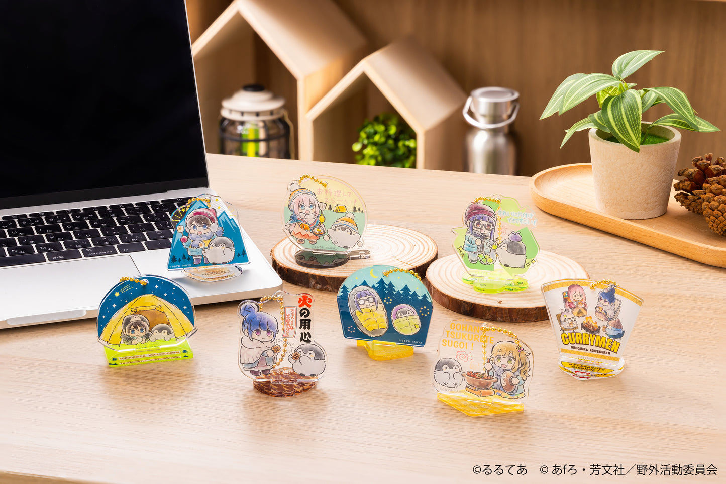 ゆるキャン△×コウペンちゃん トレーディングアクスタにもなるアクリルキーホルダー（全8種）