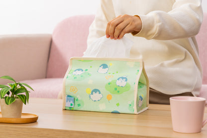 コウペンちゃん ティッシュケース（ライトグリーン）