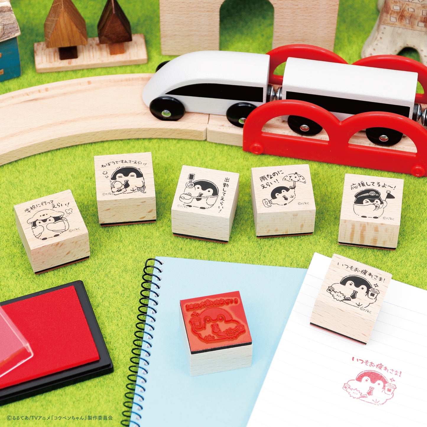 TVアニメ『コウペンちゃん』通勤・通学・出張 はなまるライフ！ 木製スタンプ⑤