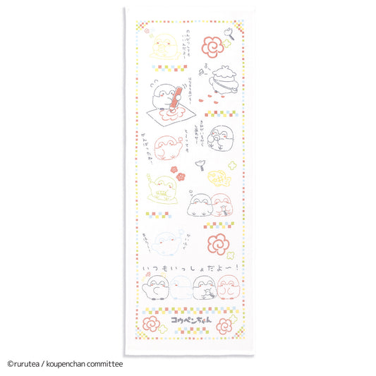 Koupen-chan,코우펜짱,点赞鹅,正能量企鵝 很多粉色的手巾