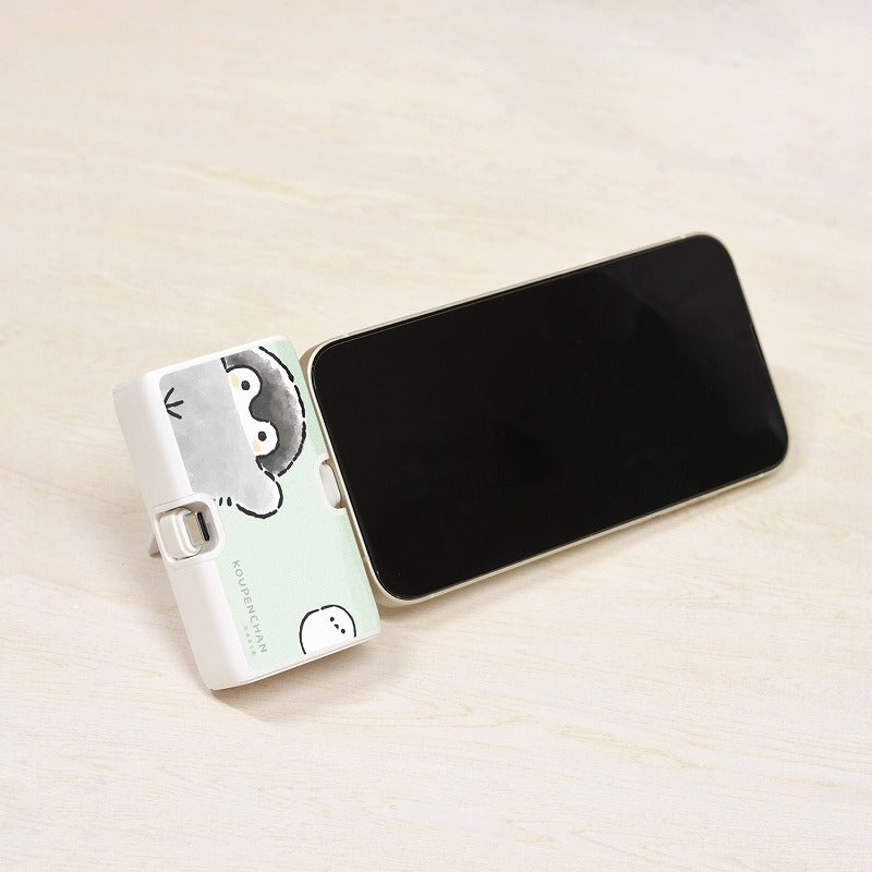 コウペンちゃん Lightning/Type-Cコネクタ付きリチウムイオン充電器4000mAh（コウペンちゃん&邪エナガさん）