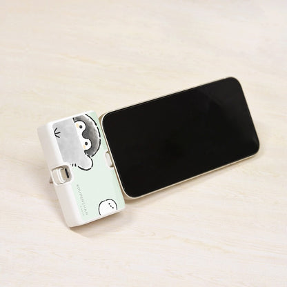 コウペンちゃん Lightning/Type-Cコネクタ付きリチウムイオン充電器4000mAh（コウペンちゃん&邪エナガさん）