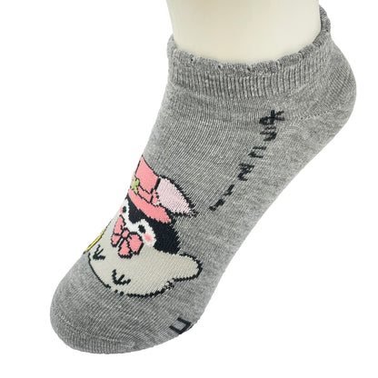 コウペンちゃん スニーカー丈ソックス（うさぎ柄）キッズ用