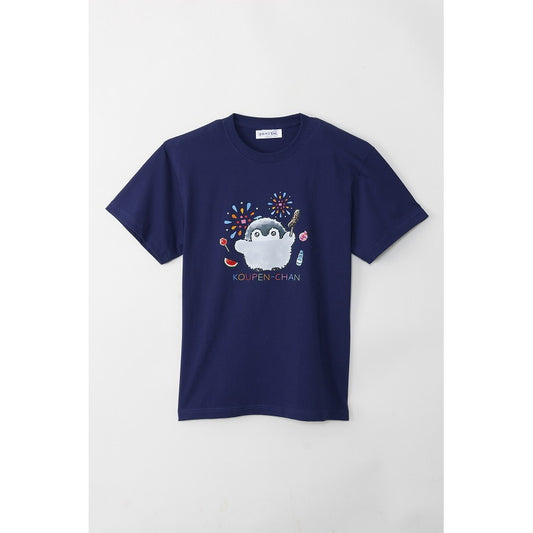 コウペンちゃん Tシャツ お祭り インディゴ