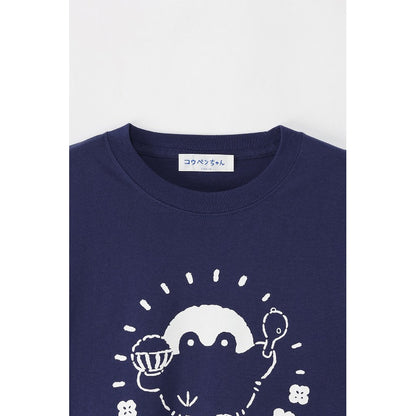 コウペンちゃん 収穫祭！ Tシャツ おかわり インディゴ