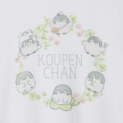 コウペンちゃん Tシャツ 花冠 ホワイト