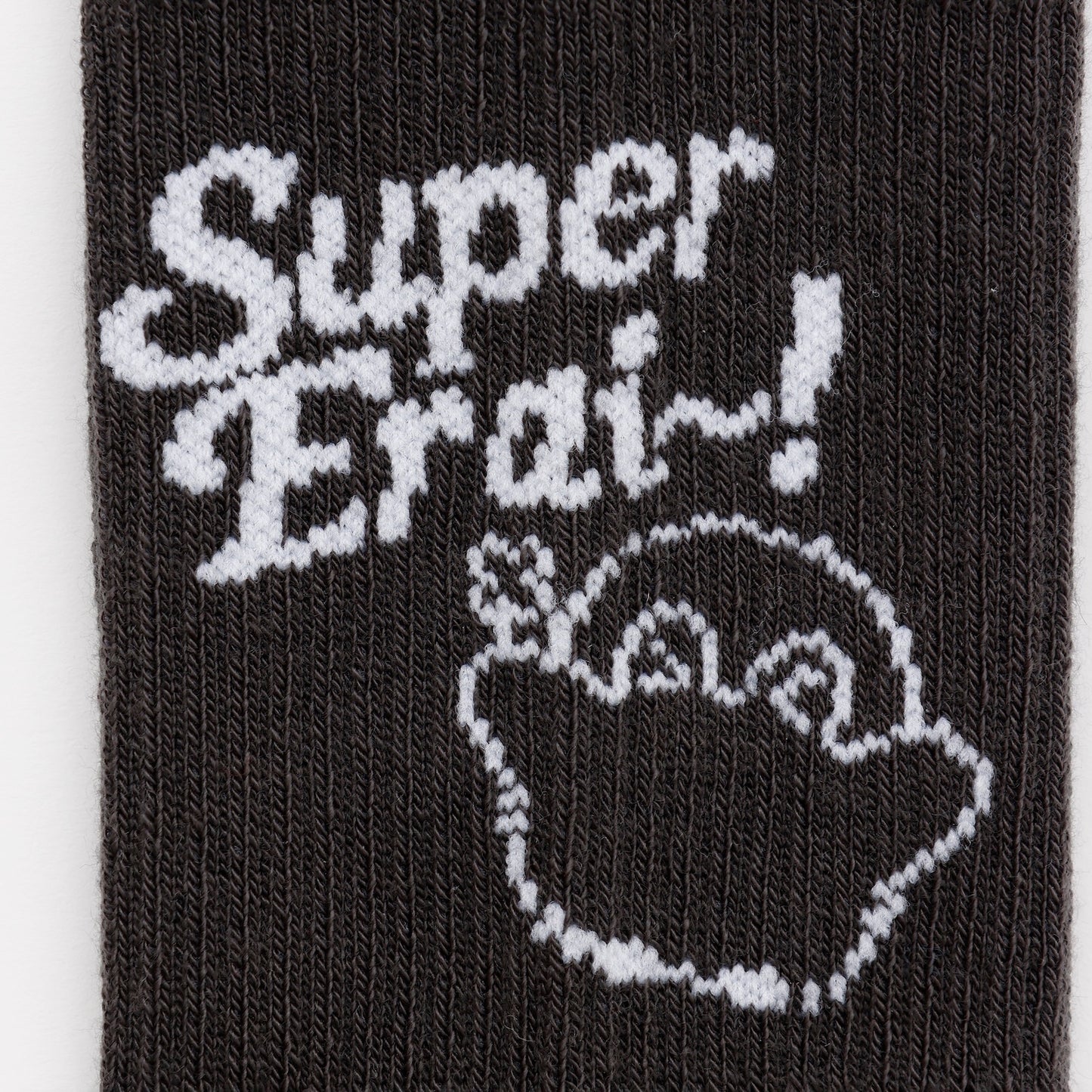 点赞鹅 袜子 Super Erai～！炭黑色 22-24cm