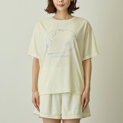 コウペンちゃん ルームウェアセットアップ たびすぎたなあ... アイボリー