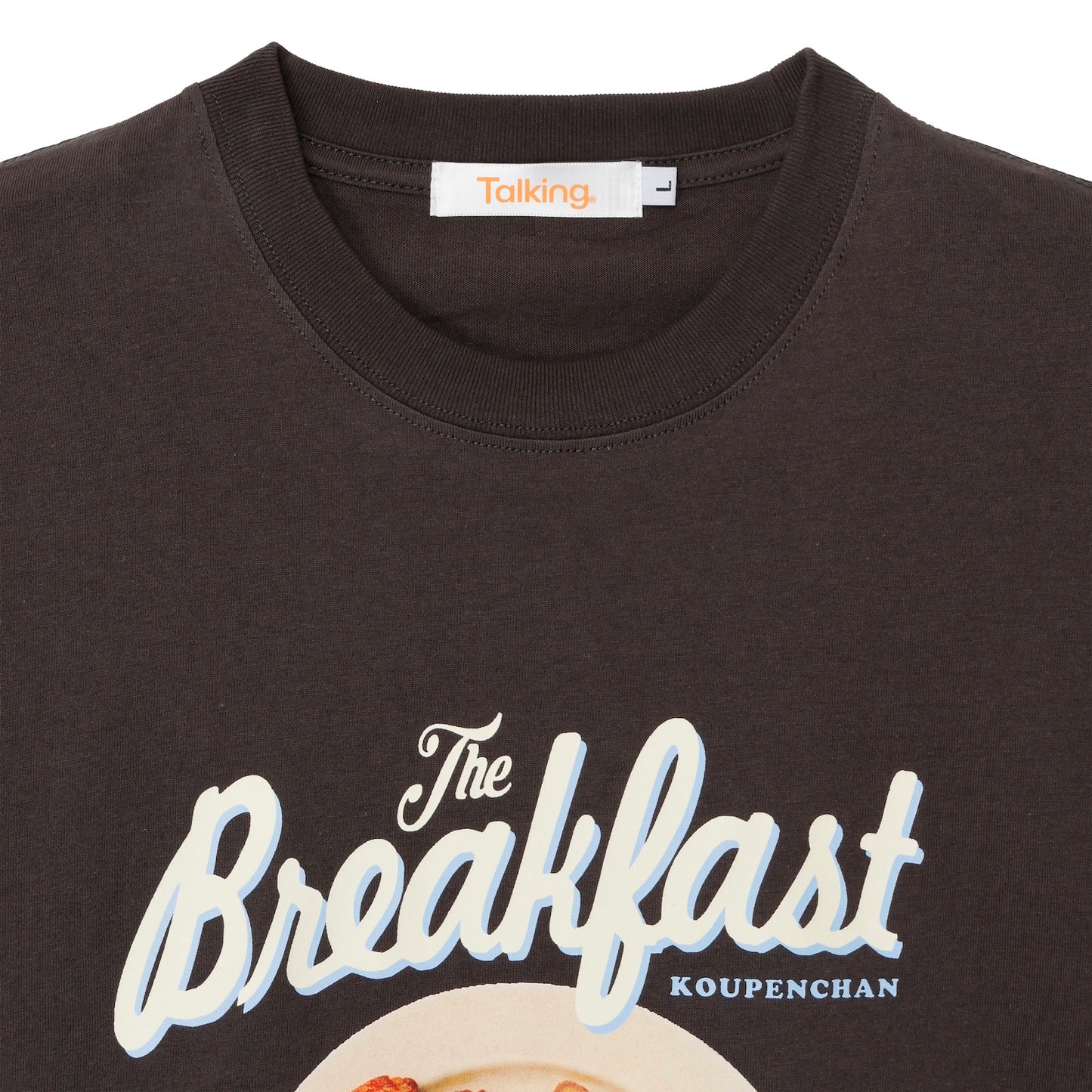 正能量企鵝 t恤Breakfast