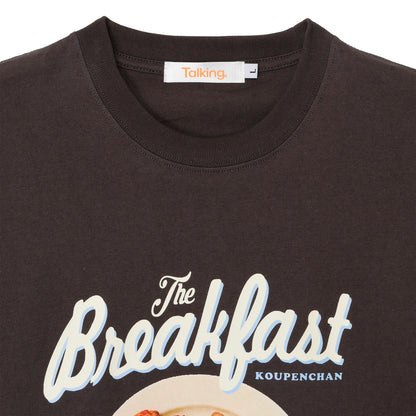 正能量企鵝 t恤Breakfast