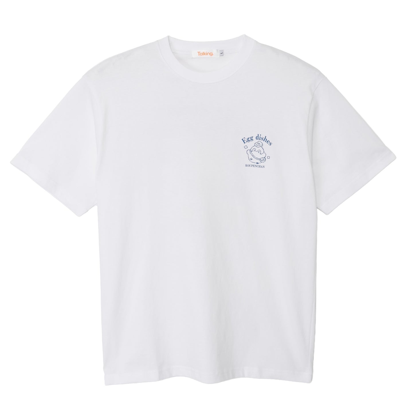 Koupen-chan T-shirt Egg dishes white
