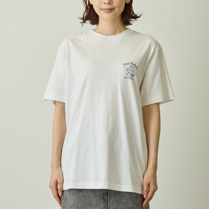 Koupen-chan T-shirt Egg dishes white