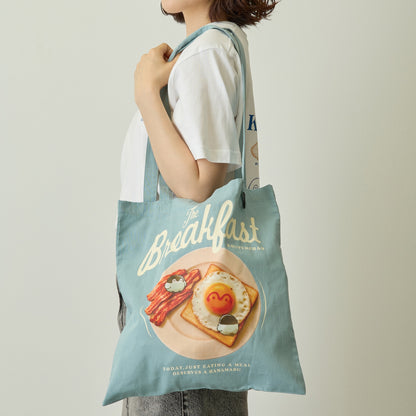 Koupen-chan Tote bag Breakfast blue gray ONE
