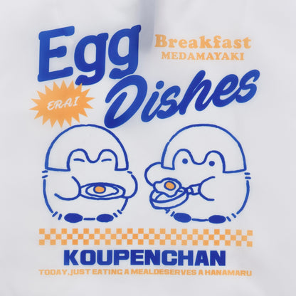 코우펜짱 에코 백 Egg dishes 화이트 ONE