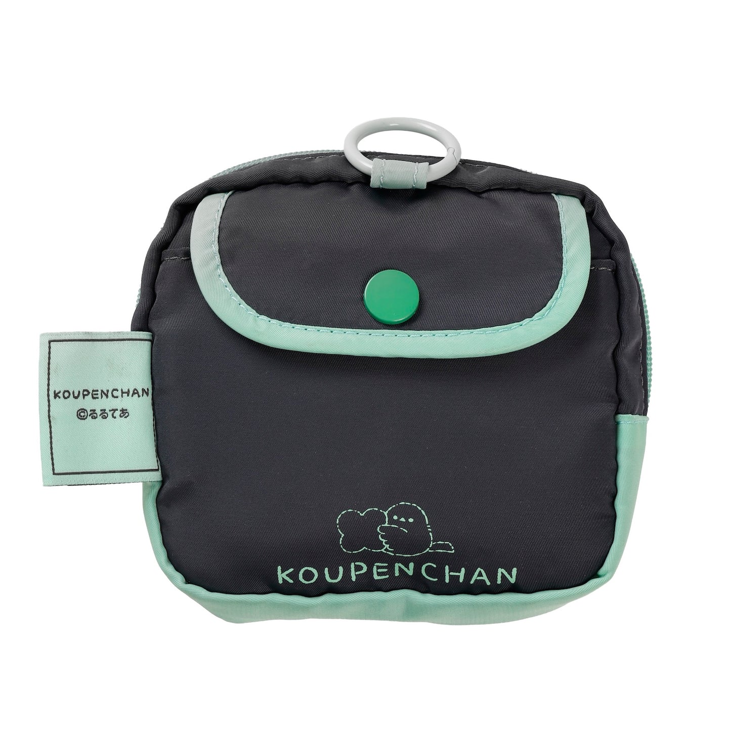Koupen-chan Plump applique pouch Clover Sumi ONE