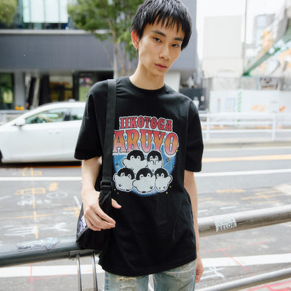 点赞鹅 T恤 IIKOTOGA ARUYO 黑色