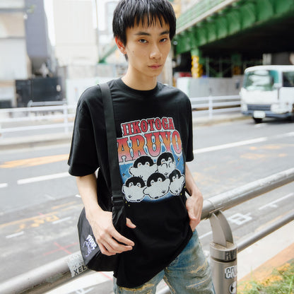 点赞鹅 T恤 IIKOTOGA ARUYO 黑色