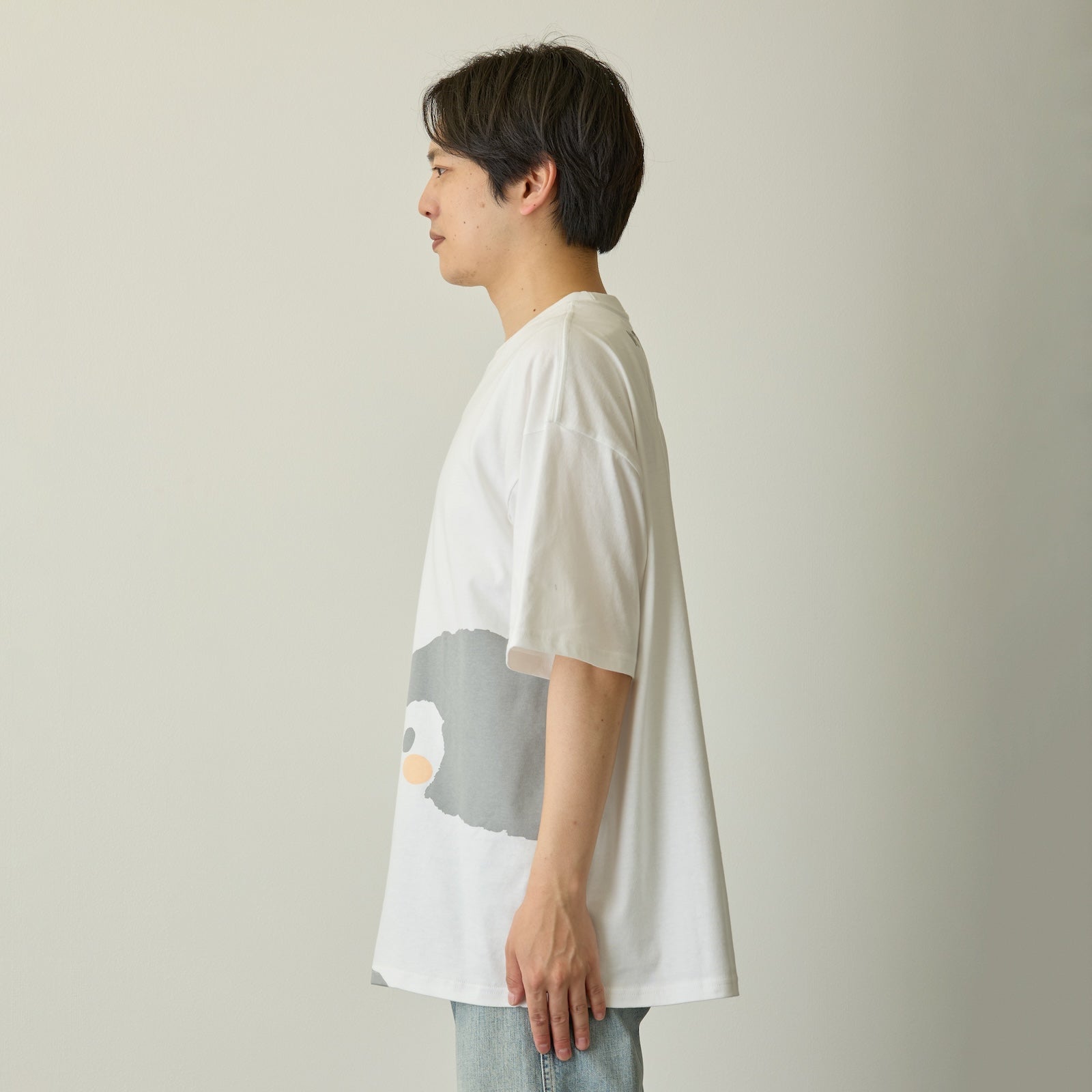 コウペンちゃん Tシャツ ぎゅっ ホワイト – コウペンちゃん はなまるストア