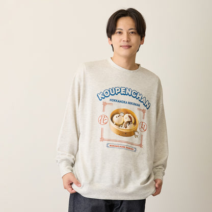 コウペンちゃん スウェットシャツ コウペンちゃんまんと邪エナガさんまん オートミール