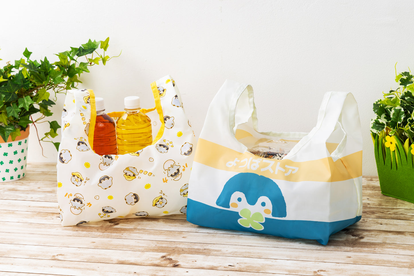 コウペンちゃん コンビニサイズのショッピングバッグ（ぴよぴよ帽子）