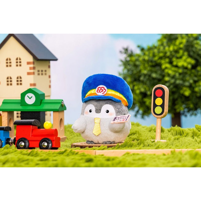 コウペンちゃん はなまるステーションの駅員さんな手のひらマスコット