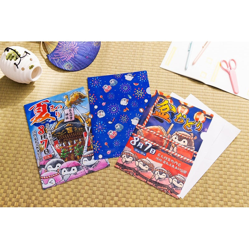 コウペンちゃん お祭りわっしょい！ クリアファイル（花火柄）