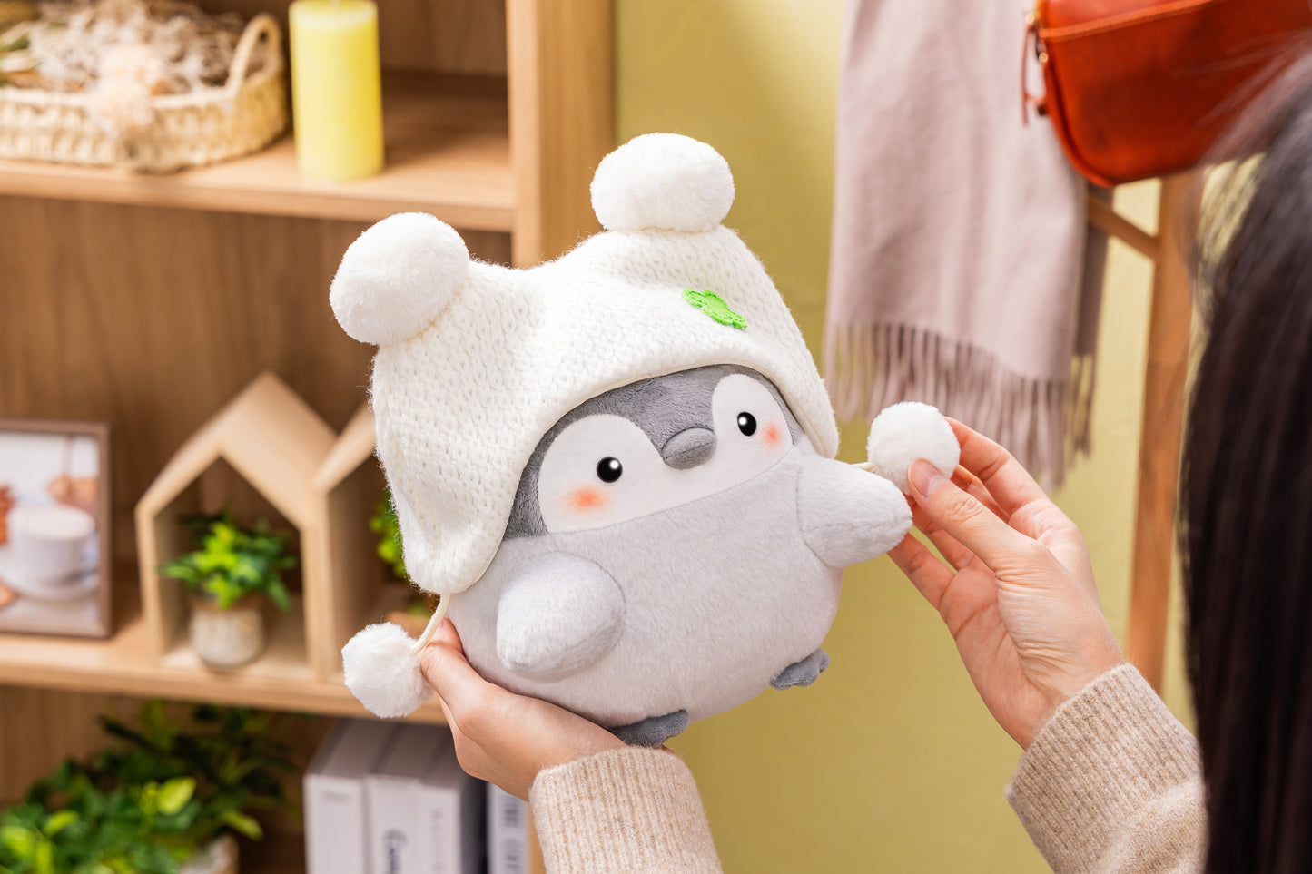 Koupen-chan Cotton snow pompon hatPlushS