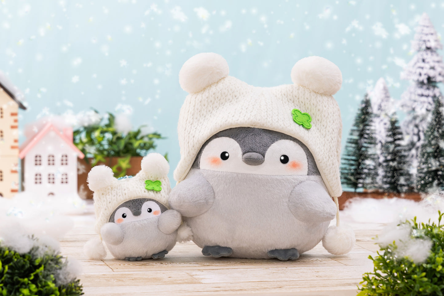 Koupen-chan Cotton snow pompon hatPlushS