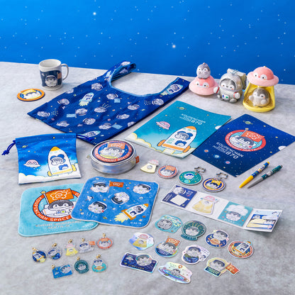 コウペンちゃん 宇宙のはなまるミッションなホログラムアクリルバッジ（SPACE MISSION 870）