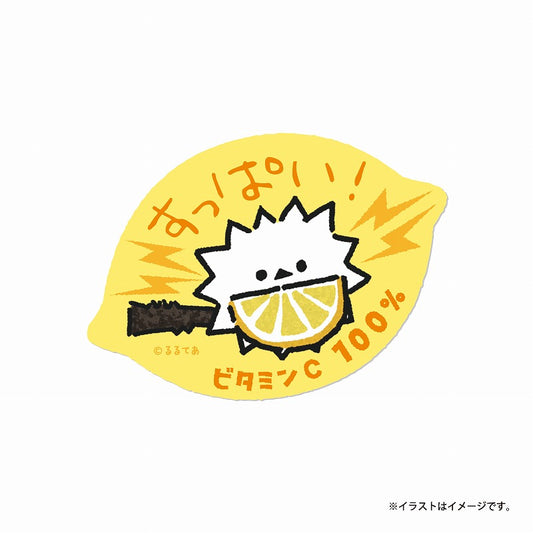 コウペンちゃん スマホに貼れるサイズのステッカー（すっぱい！ビタミンC100%）