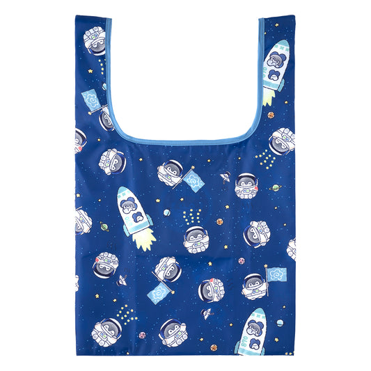 コウペンちゃん 宇宙のはなまるミッションなポケットにまとめられる大きめエコバッグ