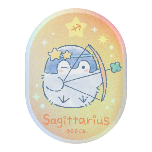 コウペンちゃん 君をみまもる星座なスマホに貼れるサイズのオーロラステッカー（いて座）